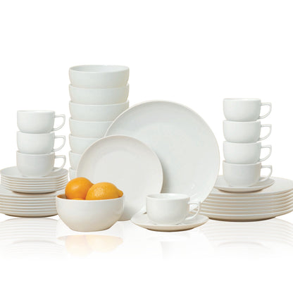 Alpina Serviesset 8 Persoons – 40 Delig Wit Servies 🍽️