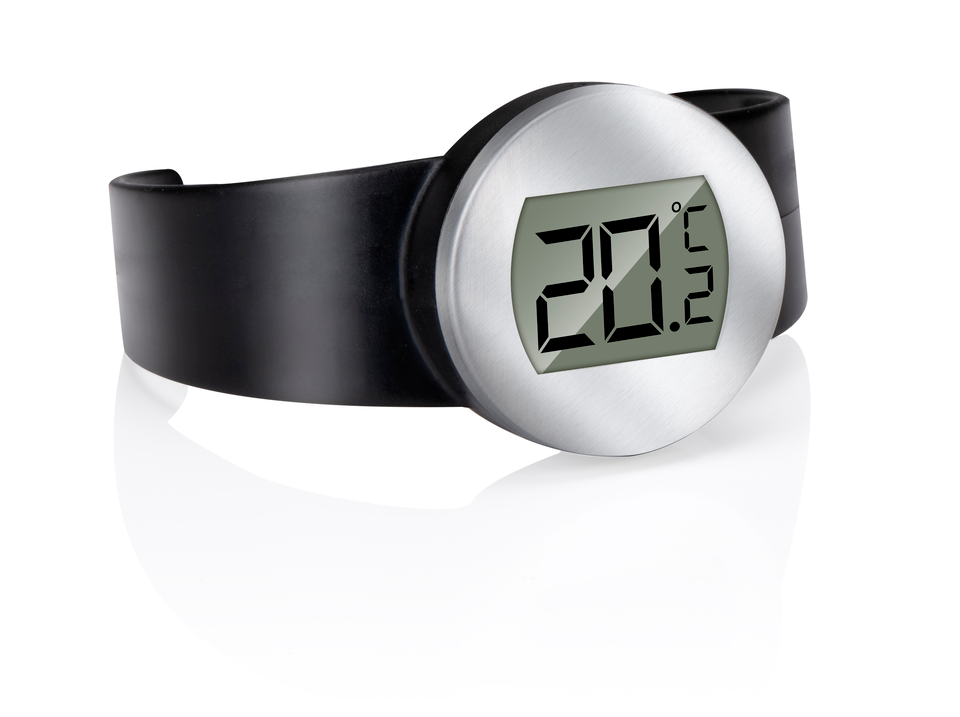 Wijnthermometer RVS – RVS – Voor alle wijnflessen