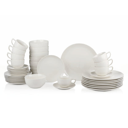 Alpina Serviesset 8 Persoons – 40 Delig Wit Servies 🍽️