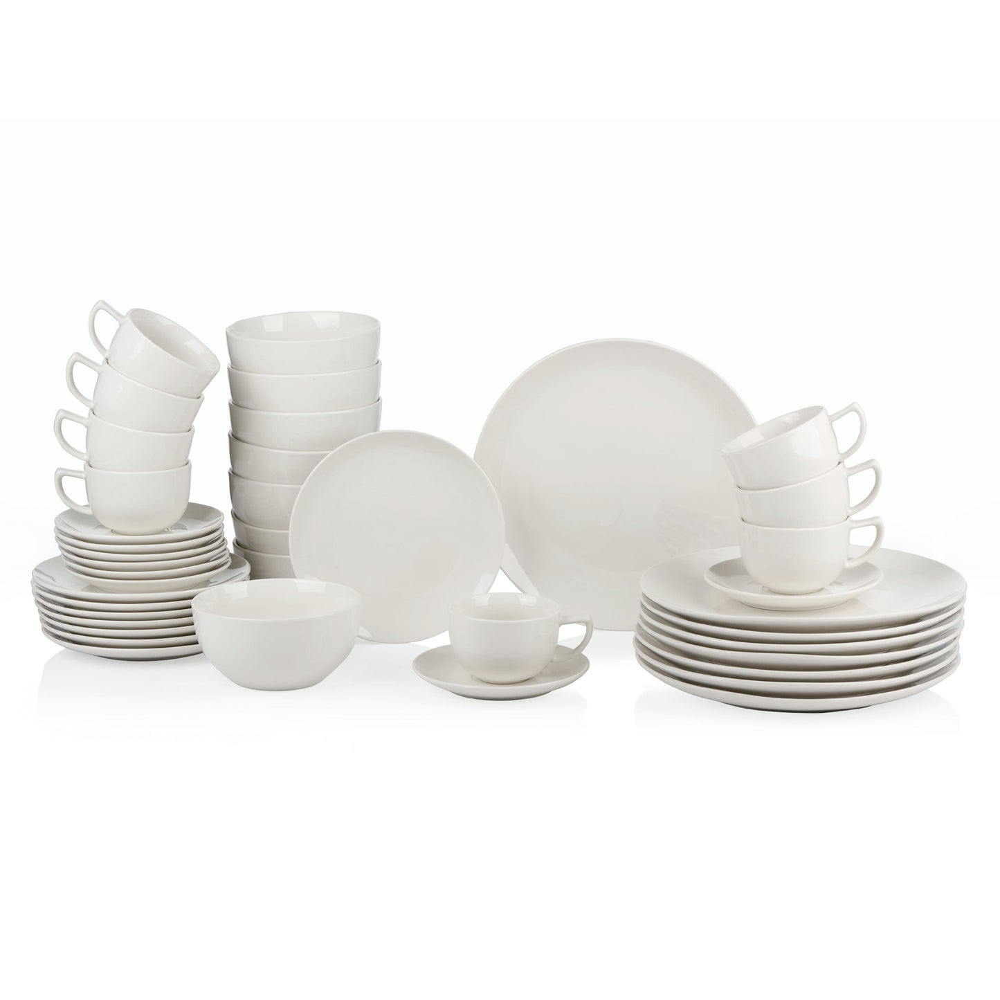 Alpina Serviesset 8 Persoons – 40 Delig Wit Servies 🍽️