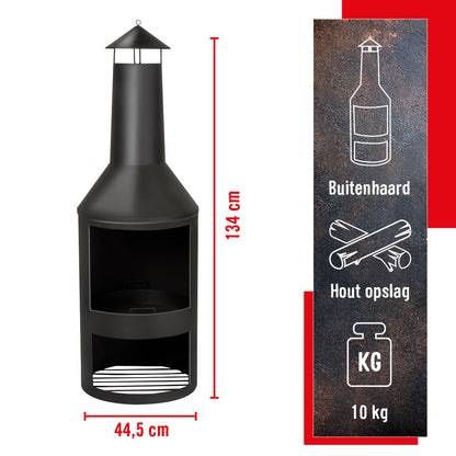 BBQ Collection Buitenhaard met Schoorsteen
