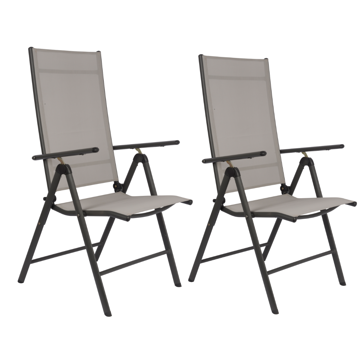 Lifetime Garden Santiago Tuinstoelen Set van 2 – Verstelbaar & Opvouwbaar