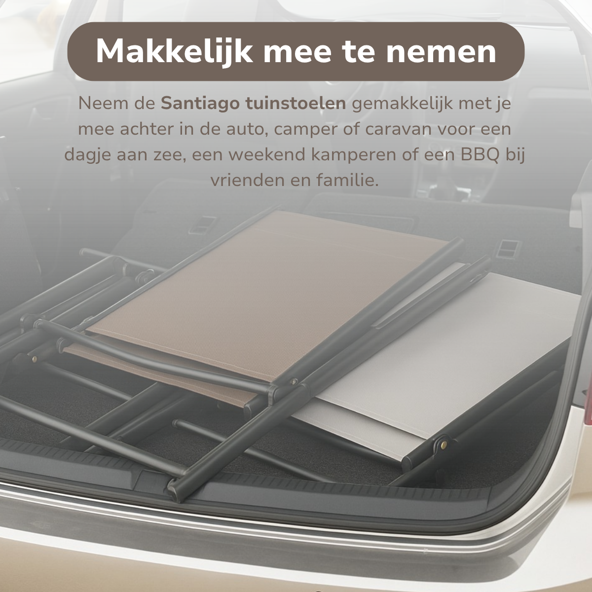 Lifetime Garden Santiago Tuinstoelen Set van 2 – Verstelbaar & Opvouwbaar