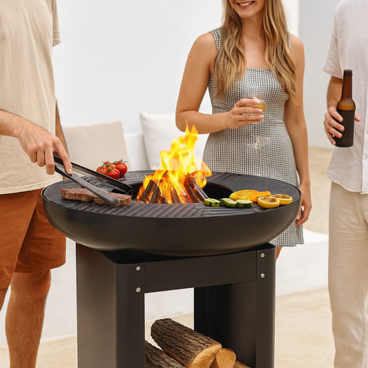 alpina Vuurkorf met Teppanyaki Grill – Warmte en Koken in Één