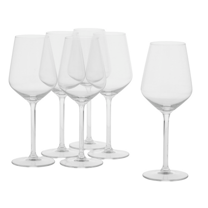 Alpina Witte Wijnglazen Set – 6 Stuks | 37 cl