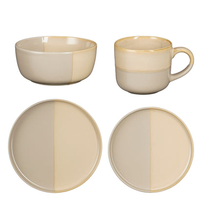 Mica Decorations Ozzu Serviesset – 16-delig Tijdloos Design