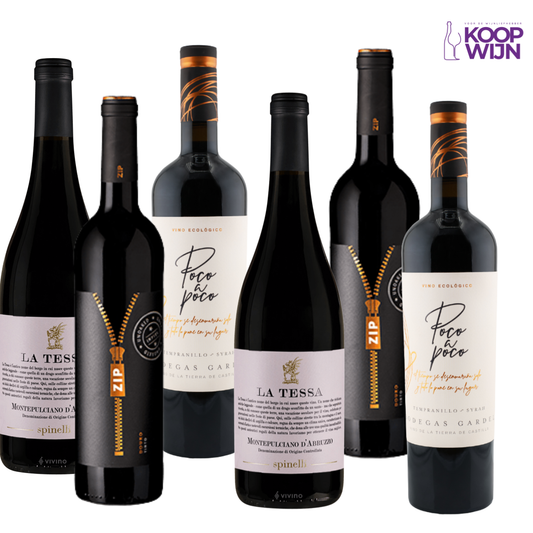 Koopwijn rode Voorjaarswijnen (6 flessen)